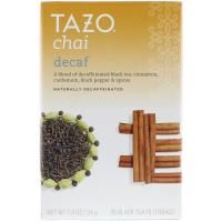 Tazo Teas, Чай без кофеина, естественным образом декофеинированный черный чай, 20 фильтр-пакетов, 1,9 унции (54 г)