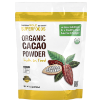 California Gold Nutrition, Суперпродукт, органический порошок какао,  8,5 унц. (240 г)