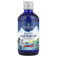 Nordic Naturals, Масло печени арктической трески, со вкусом клубники, 8 жидких унций (237 мл)