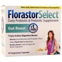 Florastor, Florastor Select Ежедневная пробиотическая и пребиотическая добавка 30 капсул