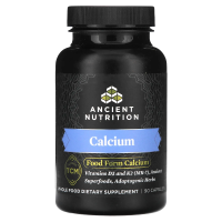 Dr. Axe / Ancient Nutrition, Кальций, 90 капсул