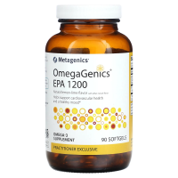 Metagenics, OmegaGenics®, EPA 1200, Natural Lemon Lime, 90 Softgels