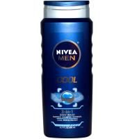 Nivea, Мужской гель для душа 3-в-1, охлаждающий, 500 мл (16,9 жидких унций)