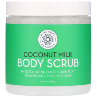 Pure Body Naturals, скраб для тела с кокосовым молоком, 340 г (12 унций)