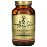 Solgar, Ester-C Plus, витамин C, 500 мг, 250 вегетарианских капсул