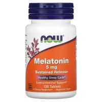 Now Foods Мелатонин (5 мг) 120 таблеток