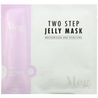Meg Cosmetics, Two Step Jelly Mask, Moisturizing and Vitalizing, 1 Set