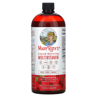 MaryRuth Organics, Жидкий утренний мультивитамин, малина, 946 мл (32 жидк. Унции)