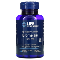 Life Extension, Бромелаин в специальной оболочке, 500 мг, 60 таблеток с энтеросолюбильным покрытием