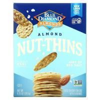 Blue Diamond, Almond Nut-Thins, орехово-рисовые крекеры с добавлением морской соли, 120.5 г