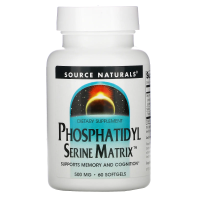 Source Naturals, Phosphatidyl Serine Matrix, фосфатидилсерин, 60 капсул