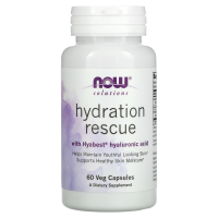 Now Foods, Solutions, средство для восстановления водного баланса с гиалуроновой кислотой Hyabest, 60 растительных капсул