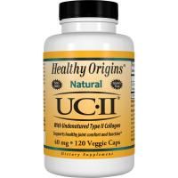 Healthy Origins, UC-II с неденатурированным коллагеном типа II, 40 мг, 120 вегетарианских капсул