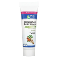 Earth's Care, Hemorrhoid Relief Cream, with Witch Hazel and Menthol, 1 oz (28 g)