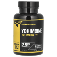 Primaforce, Yohimbine HCl, 2,5 мг, 90 вегетарианских капсул