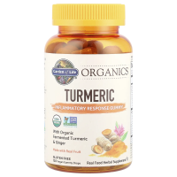 Garden of Life, Organics, жевательные таблетки с куркумой, 120 веганских жевательных таблеток
