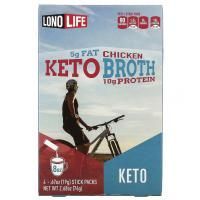 Lonolife, Keto Broth, куриный бульон, 4 пакетика по 19 г (0,67 унции)