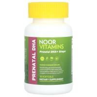 Noor Vitamins, ДГК и имбирь для беременных, 30 капсул