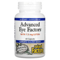 Natural Factors, Передовые глазные факторы, 60 капсул