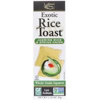Edward & Sons, Тост с экзотическим рисом, квадратики из цельного зерна, рис жасмин и зеленый лук, 65 г