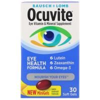 Bausch & Lomb, Формула здоровья глаз, 30 мягких желатиновых капсул