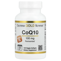 Коэнзим Q10 California Gold Nutrition 100 мг, 120 растительных капсул