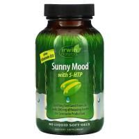 Irwin Naturals, Sunny Mood with 5HTP, Plus Vitamin D3, 80 Liquid Soft-Gels