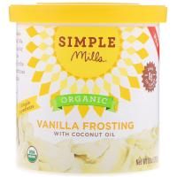 Simple Mills, Органический продукт, ванильный иней с кокосовым маслом, 10 унций (283 г)