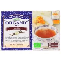St. Dalfour, Organic Tea, Vanilla, 25 Envelopes, 1.75 oz (50 g)
