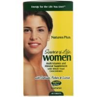 Nature's Plus, Source of Life, Women, Multi-Vitamin and Mineral Supplement with Whole Food Concentrates, 60 Tablets