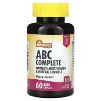 Sundance Vitamins, ABC Complete, мультивитаминная и минеральная формула для женщин, 60 капсул в оболочке