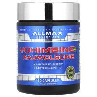 ALLMAX Nutrition, Йохимбин HCl + альфа-йохимбин (Йохимбе максимальной силы), 3,5 мг, 60 вегетарианских капсул