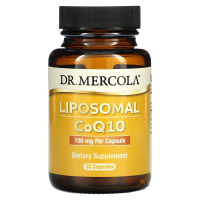 Dr. Mercola, липосомальный коэнзим Q10, 100 мг, 30 капсул