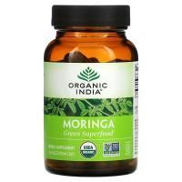 Organic India, Моринга, 90 растительных капсул