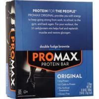Promax, Оригинальный протеиновый батончик Брауни с двойной помадкой 12 батончиков
