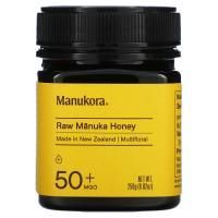 Manukora, Необработанный мед манука, 50+ MGO, 250 г (8,82 унции)