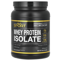 California Gold Nutrition, изолят сывороточного протеина, без ароматизаторов, быстрое усвоение, 1 фунт, 16 унц. (454 г)