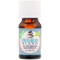 Healing Solutions, На 100% чистое эфирное масло терапевтического качества, смесь «снятие стресса», 10 мл