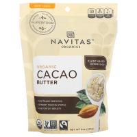 Navitas Organics, Органическое масло какао, 8 унций (227 г)