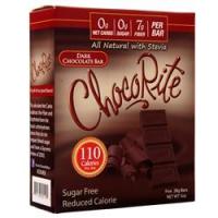 HealthSmart Foods, Шоколадная плитка Choco Rite Темный шоколад 5 батончиков