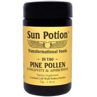 Sun Potion, Пыльца Сосны,  Обработка в сыром виде, 1,16 унции (33 г)