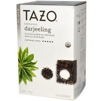 Tazo Teas, Органический Дарджилинг, черный чай, 20 пакетиков с фильтром, 1,6 унции (46 г)