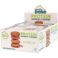 Buff Bake, Protein Crunchy Cookies, Snickerdoodle, 8 Cookie Packs, 1.79 oz (51 g) Each