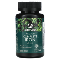 PlantFusion, Vegan Complete Iron, 25 mg, 90 Vegan Capsules