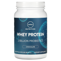 MRM, Натуральный сывороточный белок, 2 млрд пробиотиков, голландский шоколад, 917 гр (32.3 oz)