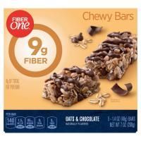 Fiber One, Chewy Bars, Oats and Chocolate , 5 Bars, 1.4 oz (40 g) Each