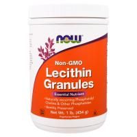 Now Foods, Лецитин в гранулах, без ГМО, 1 lb (454 г)
