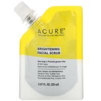 Acure, осветляющий скраб для лица, 20 мл (0,67 жидк. унции)