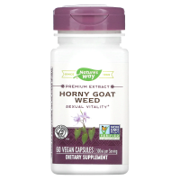Nature's Way, Horny Goat Weed, Standardized, 60 Vegetarian Capsules