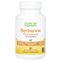 Super Nutrition, фитосомы берберина, 550 мг, 60 растительных капсул